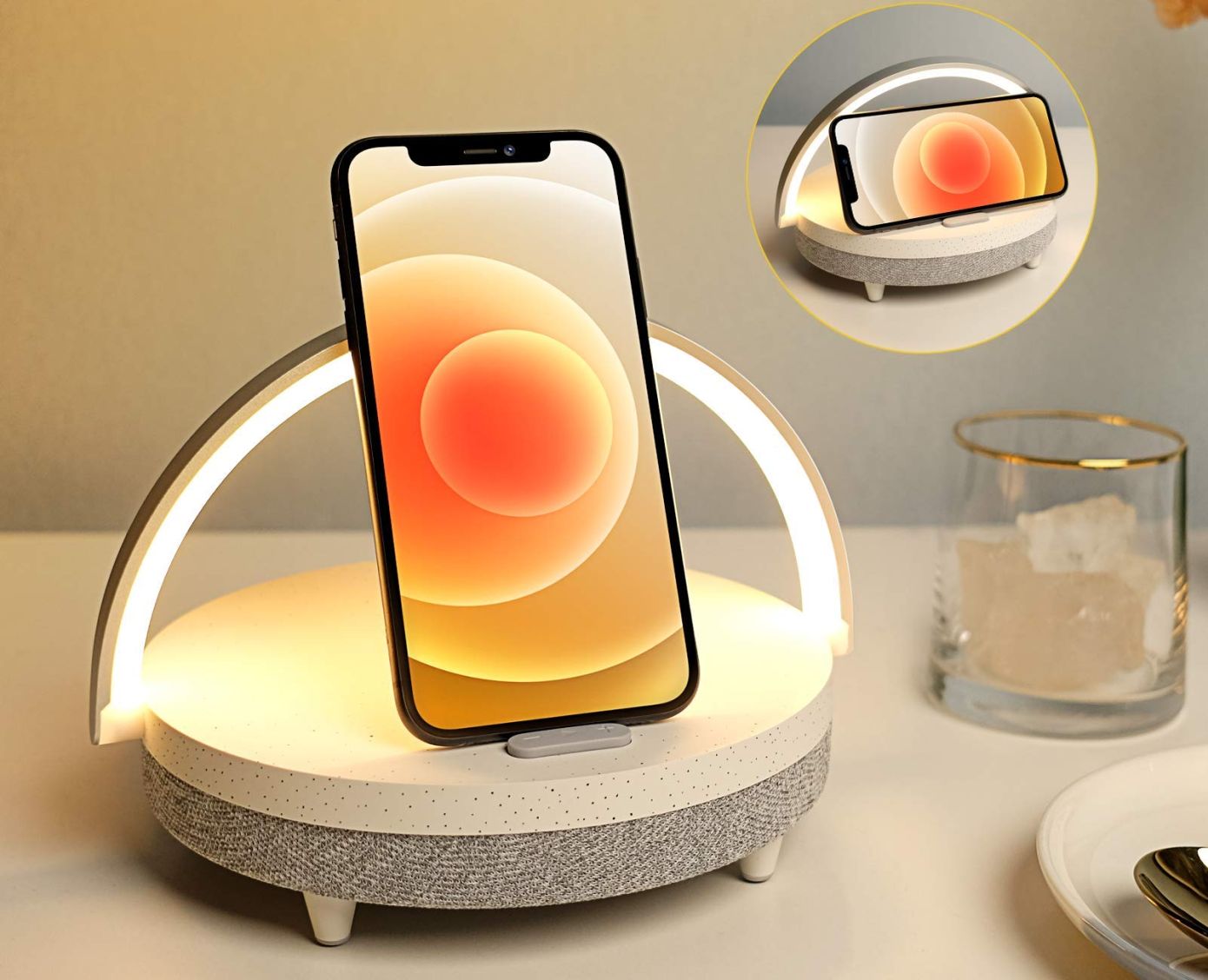 Купить Настольная лампа-колонка Xiaomi Ezvalo Wireless Charging Music Desk Light