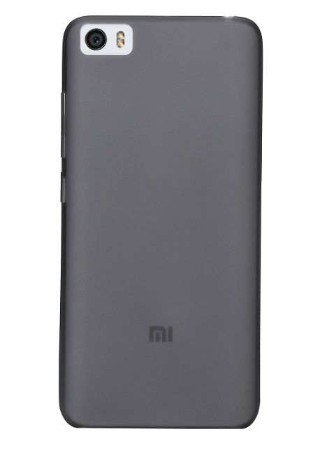 Фото Чехол-бампер transparent silicon для Mi5 (Dark)