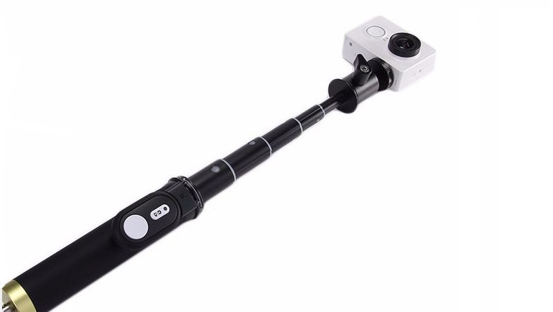 Фотография Monopod for Xiaomi Yi sport Official with Remote Control Black