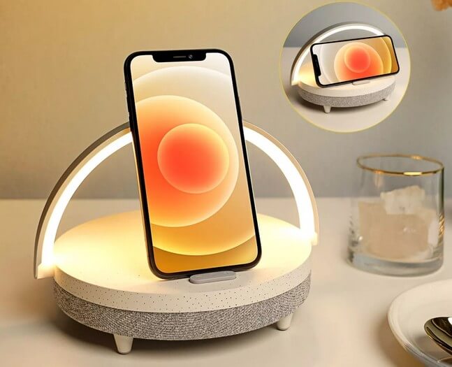 Настольная лампа-колонка Xiaomi Ezvalo Wireless Charging Music Desk Light