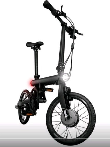Фотография Электрический велосипед Xiaomi Mi QiCYCLE Folding Electric Bicycle Black